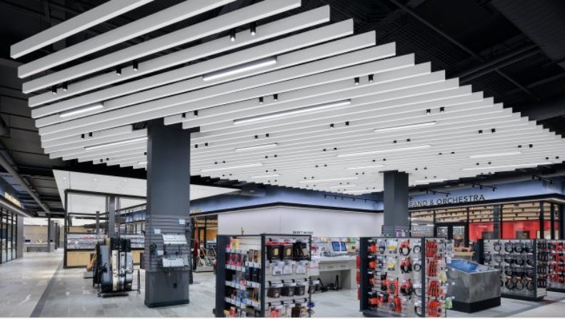 Aluminum Linear U Strip Ceiling Profiles