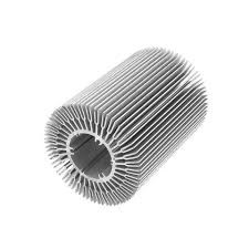 Dissipador de calor redondo de tubo de alumínio